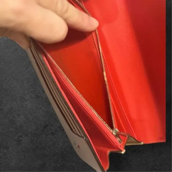 Céline Paris Beige Leather Wallet Chain Shoulder Bag - Picture 12 of 17